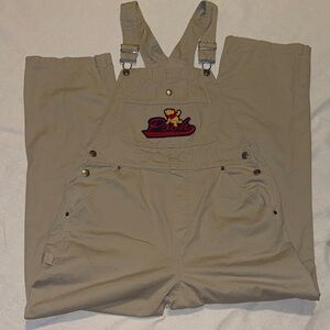 Disney Tan Pooh Women's Jeans Overalls